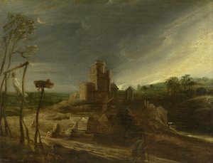 絞首台のある風景 作： Peter Paul Rubens