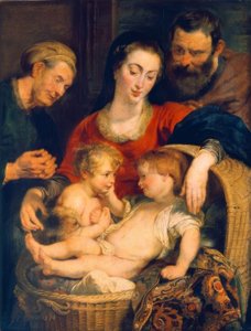 聖なる家族 作： Peter Paul Rubens
