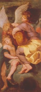 音楽を作る3人の天使 作： Peter Paul Rubens