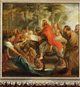 エルサレムへのキリストの登場 作： Peter Paul Rubens