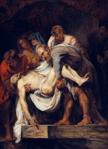 フランス語  エントームメント The Entombment 作： ピーター・ポール・ルーベンス