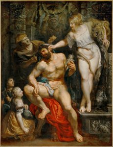 ヘラクレスとオンファレ 作： Peter Paul Rubens