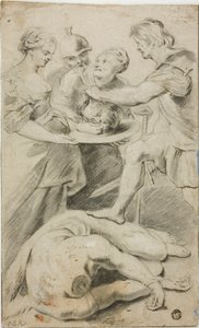 洗礼者聖ヨハネの首を受け取るヘロディアス 作： Peter Paul Rubens