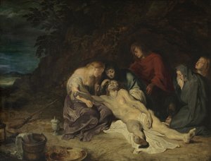 聖ヨハネと聖女たちによる死んだキリストの嘆き 作： Peter Paul Rubens