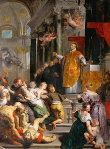 Les miracles de Saint Ignace de Loyola (1491-1553) - The miracles of Saint Ignatius of Loyola - Pieter Paul Rubens (1577-1640).キャンバスに油彩、1617-1618年頃 寸法：535x395cm美術史博物館、ヴィエンヌ