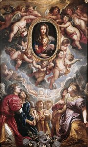 マドンナデッラバリチェッラ、1606〜1608年。 作： Peter Paul Rubens