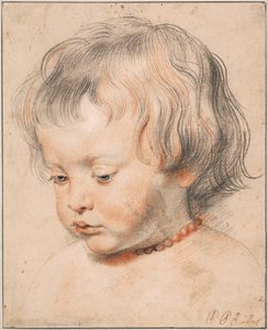 ニコラスルーベンス、コーラルネックレスを着用 作： Peter Paul Rubens