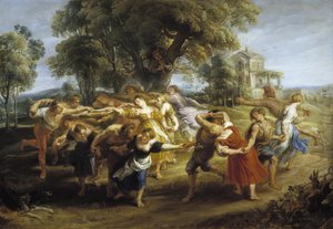 農民の踊り、1630-1635 作： Peter Paul Rubens