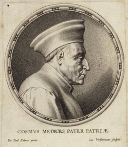 コジモ・デ・メディチの肖像 作： Peter Paul Rubens