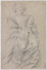 エレーヌフォーメントの肖像、c。 1630-1631 作： Peter Paul Rubens