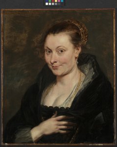 イザベラブラントの肖像、c.1620-25 作： Peter Paul Rubens