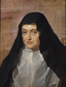 修道女としてのオーストリア大公妃、イザベラ クララ ユージニアの肖像 作： Peter Paul Rubens