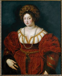 マントゥア侯爵夫人イザベラ・デステの肖像 作： Peter Paul Rubens