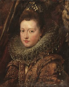 マルゲリータ・ゴンザーガ王女の肖像（胸像）断片（油彩・カンヴァス 作： Peter Paul Rubens