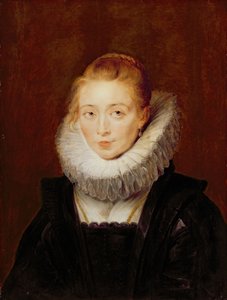 インファンタイザベラへの名誉のメイドの肖像 作： Peter Paul Rubens