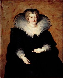 フランス王妃マリー・ド・メディシスの肖像」（油彩・キャンバス 作： Peter Paul Rubens