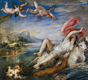 ヨーロッパのレイプ 作： Peter Paul Rubens