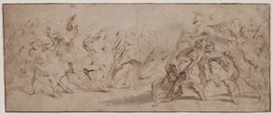 ローマ人とサビニ人の和解 (直訳) 作： Peter Paul Rubens