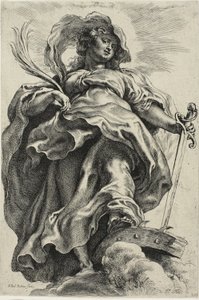 アレクサンドリアの聖カタリナ 作： Peter Paul Rubens