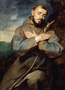 聖フランチェスコ 1615年頃（油彩・パネル） 作： Peter Paul Rubens