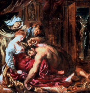サムソンとデリラ、c1609-1610 作： Peter Paul Rubens