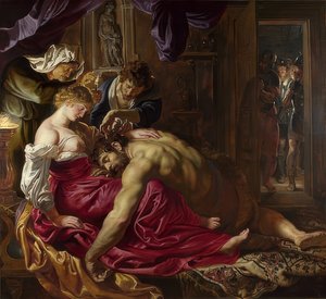 サムソンとデリラ。 1609-10年頃 作： Peter Paul Rubens