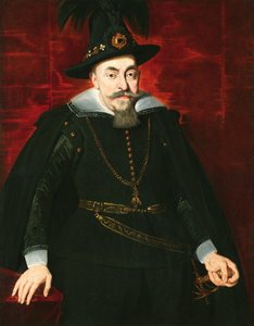 Sigismond III Vasa, roi de Pologne et de Suede et grand duc de Lituanie - Sigismund III Vasa, King of Poland (1566-1632), Portrait of Sigismund III Vasa, by Rubens, Pieter Paul (1577-1640).油彩・キャンバス 作： Peter Paul Rubens