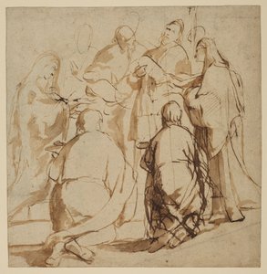 寺院でのプレゼンテーションのための研究 作： Peter Paul Rubens