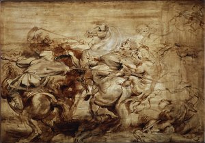 獅子狩りの習作（絵画 作： Peter Paul Rubens