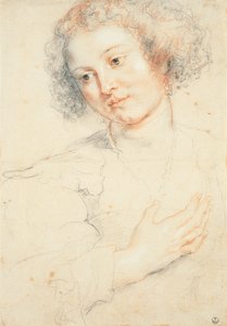 聖アポロニアの頭の研究（デッサン） 作： Peter Paul Rubens