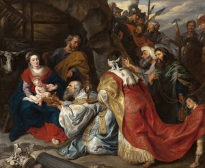 マギの崇拝」ピーテル・パウル・ルーベンス（1577-1640）。1620年頃、キャンバスに油彩。寸法：235x277.5cm。サンクトペテルブルク、エルミタージュ美術館