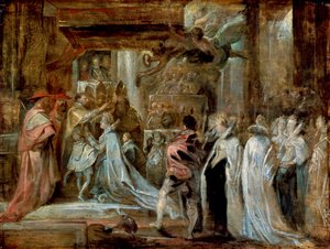 マリーデメディチの戴冠式、1622年。 作： Peter Paul Rubens