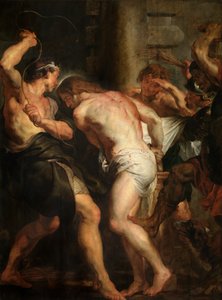 鞭打ち (キャンバスに油彩) 作： Peter Paul Rubens