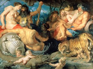 4つの大陸 作： Peter Paul Rubens