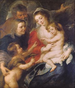 聖エリザベスと洗礼者聖ヨハネとの聖家族、1634年頃 作： Peter Paul Rubens
