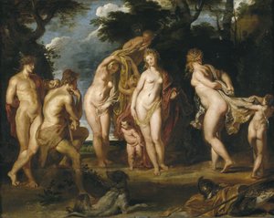 パリの判決、1606年頃 作： Peter Paul Rubens