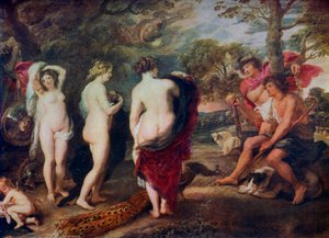 パリの判決、c1635-1638、1912。 作： Peter Paul Rubens