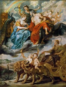 ライオンズでのマリーデメディチとアンリ4世の会マリーデメディチサイクル 作： Peter Paul Rubens