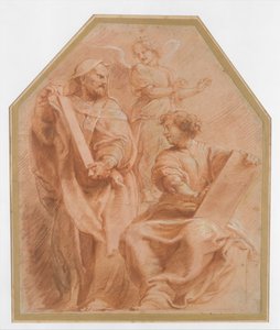 預言者ダビデとダニエル、約。 1601-2。 作： Peter Paul Rubens