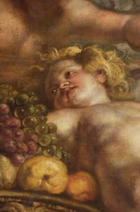 ルーベンスの天井、宴会場、ホワイトホール、c.1629-34（キャンバスに油彩） 作： Peter Paul Rubens