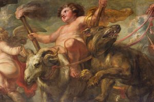 ルーベンスの天井、宴会場、ホワイトホール、1629-34年頃（キャンバスに油彩） 作： Peter Paul Rubens