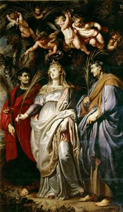 聖人ドミティラ、ネレウスとアキレウス、1608。 作： Peter Paul Rubens