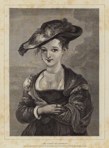 スペインの帽子の肖像画