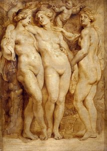 三美神、1620-1623年頃。 作： Peter Paul Rubens