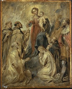 ロザリオの聖母子 作： Peter Paul Rubens