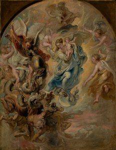 黙示録の女としての聖母、1623年頃 作： Peter Paul Rubens
