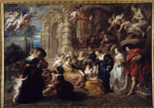 愛の庭 作： Peter Paul Rubens