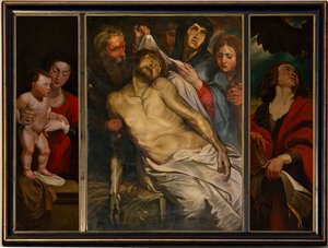 死んだキリストの嘆き 作： Peter Paul Rubens