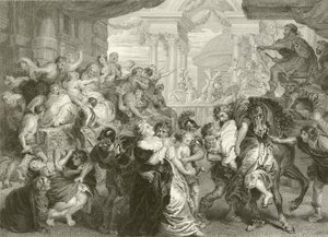 サビネスのレイプ 作： Peter Paul Rubens