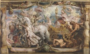 教会の勝利、約1625年 作： Peter Paul Rubens